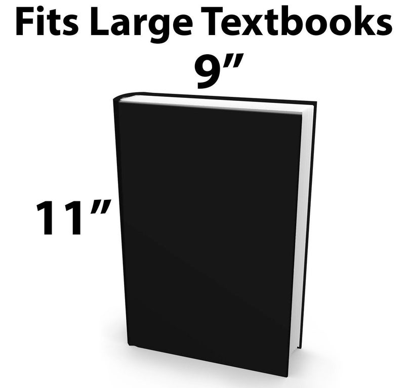 Book Sox Stretchable Book Cover: Jumbo Solid Pink. Fits Most Hardcover Textbooks up to 9" x 11". Adhesive-Free, Nylon Fabric School Book Protector. Easy to Put On. Washable & Reusable Jacket. - Image 2